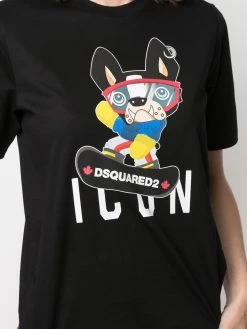 Dsquared2 t-shirt à motif Pug