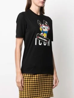 Dsquared2 t-shirt à motif Pug