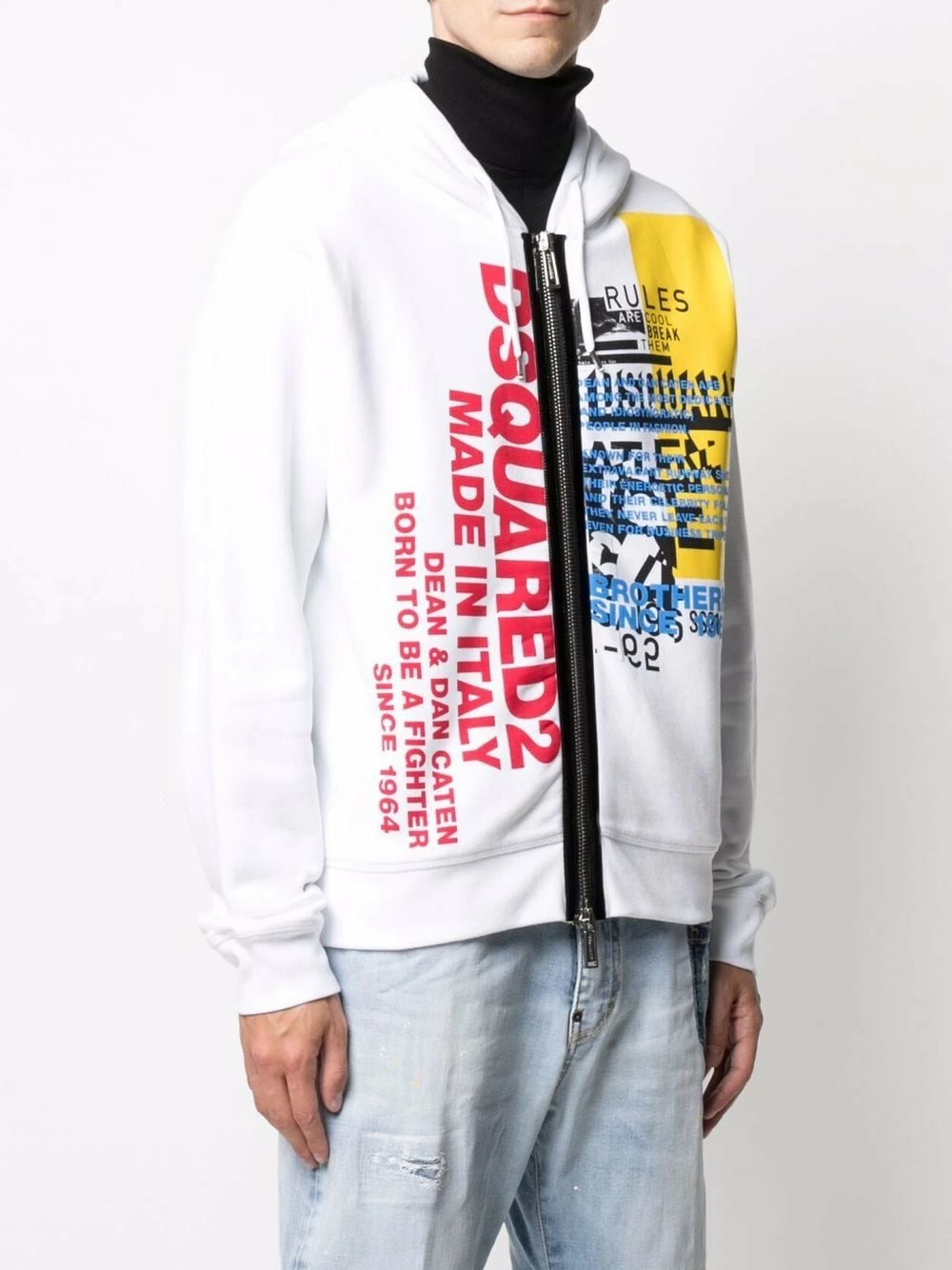 Dsquared2 Prix Exclusifs Hoodie à logo imprimé hoodies homme 5 Dsquared2 hoodie à logo imprimé