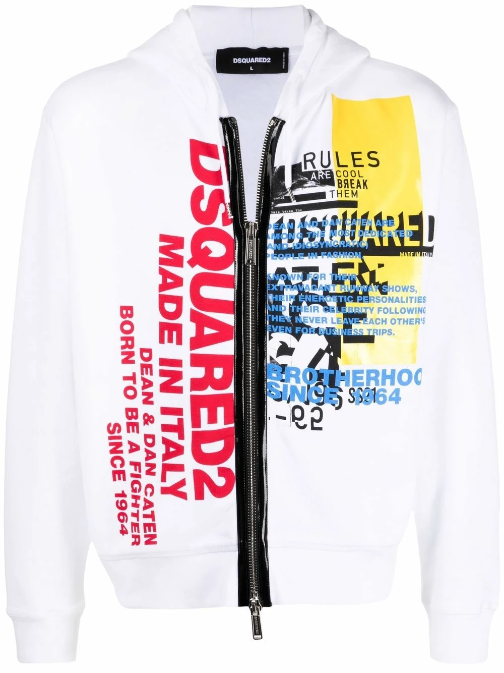 Dsquared2 Prix Exclusifs Hoodie à logo imprimé hoodies homme 3 Dsquared2 hoodie à logo imprimé