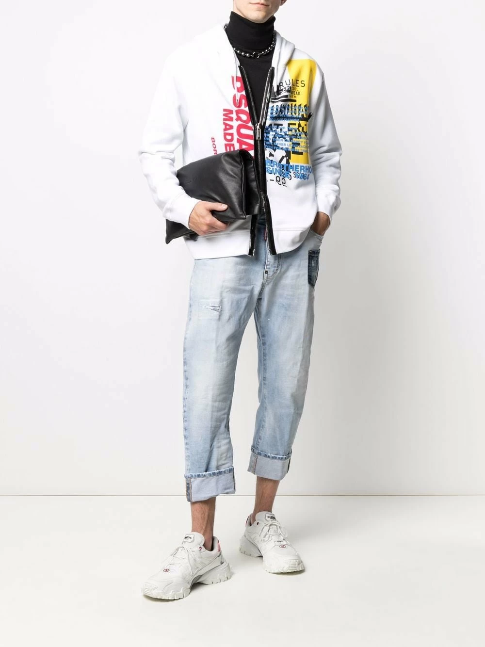 Dsquared2 Prix Exclusifs Hoodie à logo imprimé hoodies homme 4 Dsquared2 hoodie à logo imprimé