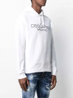 Dsquared2 hoodie à logo imprimé