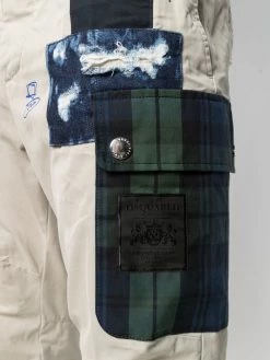 Dsquared2 Pas Cher Pantalon court à détail de patch pantalons courts homme 13 Dsquared2 pantalon court à détail de patch