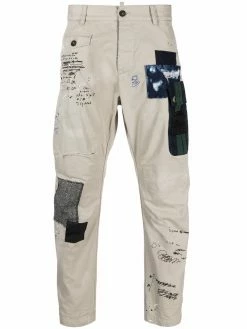 Dsquared2 pantalon court à détail de patch