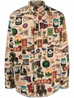 Dsquared2 chemise à motif imprimé