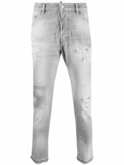 Dsquared2 jean skinny à détails de patchs
