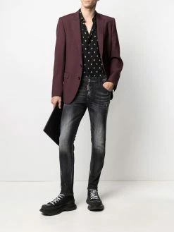 Dsquared2 jean skinny à effet usé