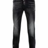 Dsquared2 jean skinny à effet usé