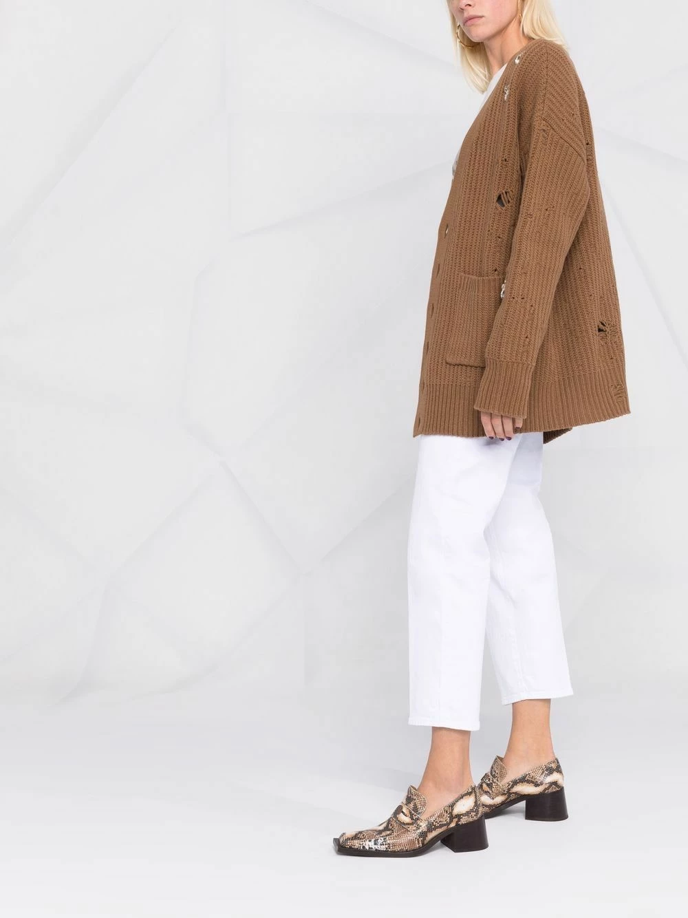 Produit de première qualité Dsquared2 Cardigan à ornements en cristal cardigans femme 6 Dsquared2 cardigan à ornements en cristal