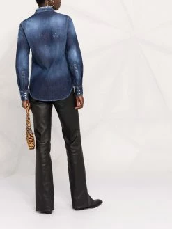 Dsquared2 short en jean à logo brodé