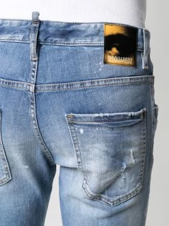 Dsquared2 Un Tarif Préférentiel Jean skinny à effet taches de peinture jeans skinny homme 13 Dsquared2 jean skinny à effet taches de peinture