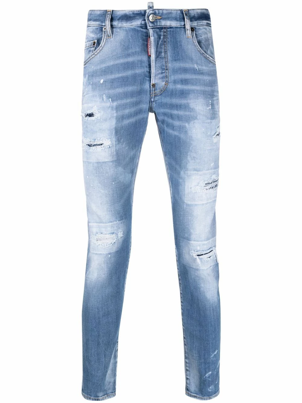 Dsquared2 Un Tarif Préférentiel Jean skinny à effet taches de peinture jeans skinny homme 3 Dsquared2 jean skinny à effet taches de peinture