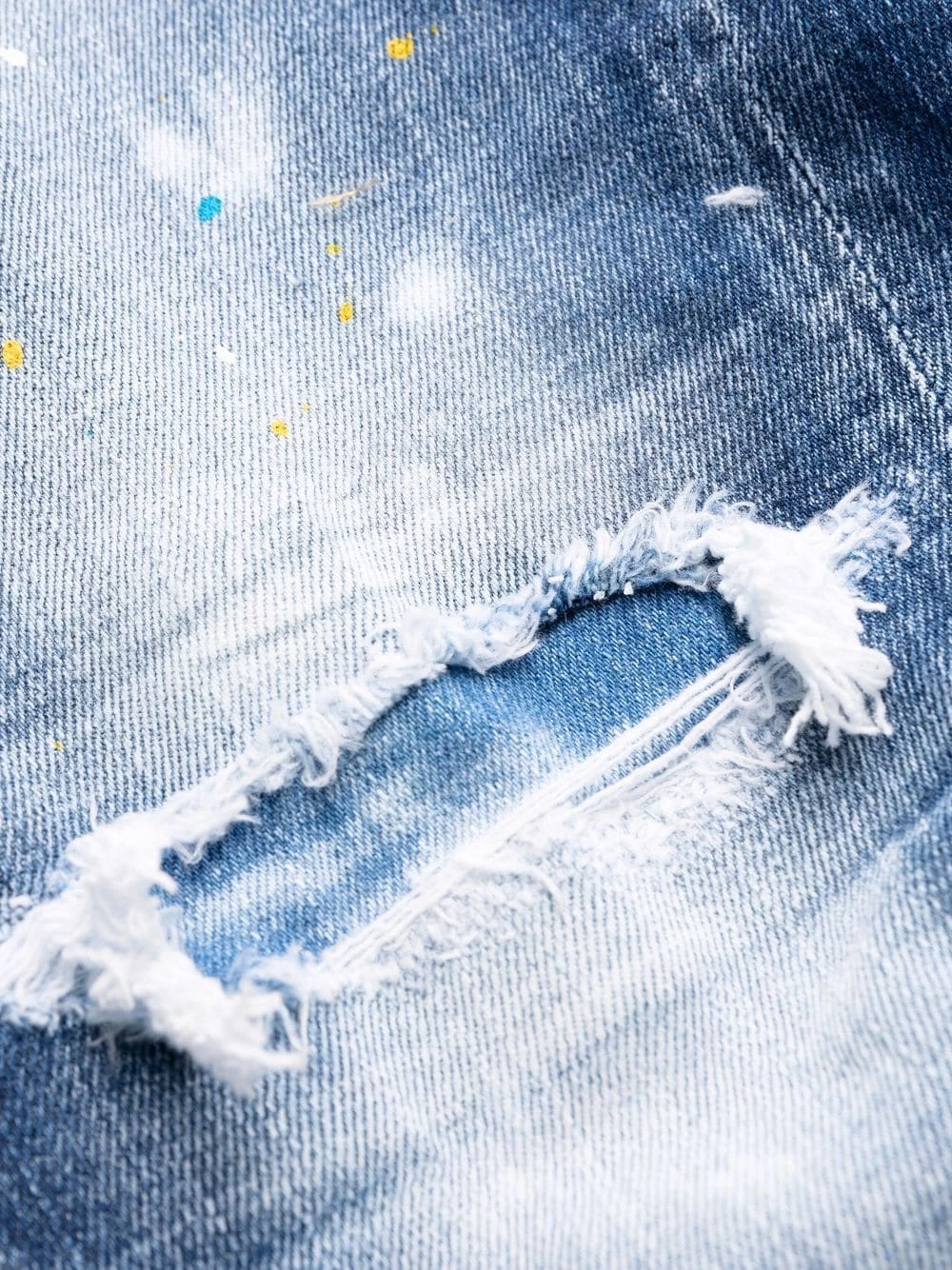 Meilleure qualité Dsquared2 Jean droit à effet usé jeans regular & jeans droits homme 9 Dsquared2 jean droit à effet usé