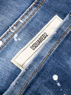 Dsquared2 jean Skater slim à effet usé