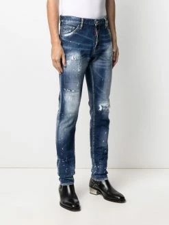 Dsquared2 Jean Cool Guy slim à effet usé Garantie De Qualité 100% jeans slim homme 11 Dsquared2 jean Cool Guy slim à effet usé
