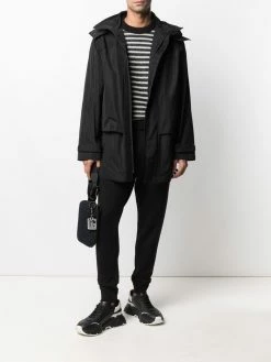 Dsquared2 manteau mi-long à logo imprimé