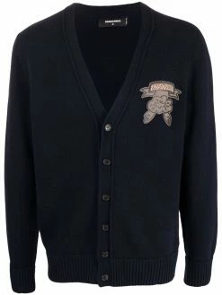 Dsquared2 cardigan en maille à patch logo