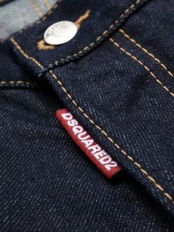 Dsquared2 jean slim à teinture foncée