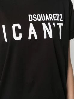 Dsquared2 t-shirt à slogan imprimé