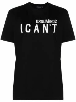 Dsquared2 t-shirt à slogan imprimé