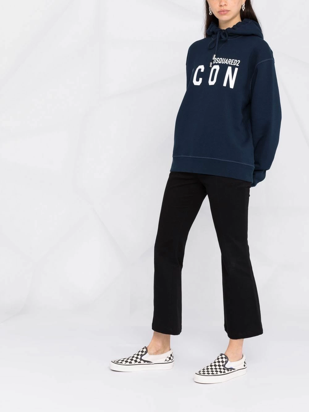 Prix Légers Dsquared2 Hoodie à logo Icon imprimé hoodies femme 6 Dsquared2 hoodie à logo Icon imprimé