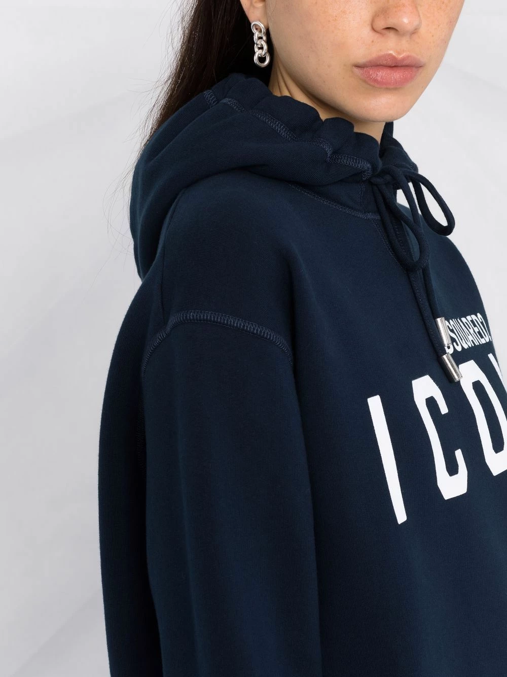 Prix Légers Dsquared2 Hoodie à logo Icon imprimé hoodies femme 5 Dsquared2 hoodie à logo Icon imprimé