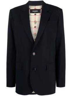 Dsquared2 blazer en laine à simple boutonnage