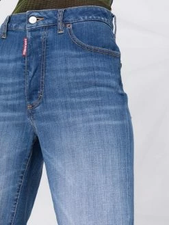 Dsquared2 jean court à effet usé