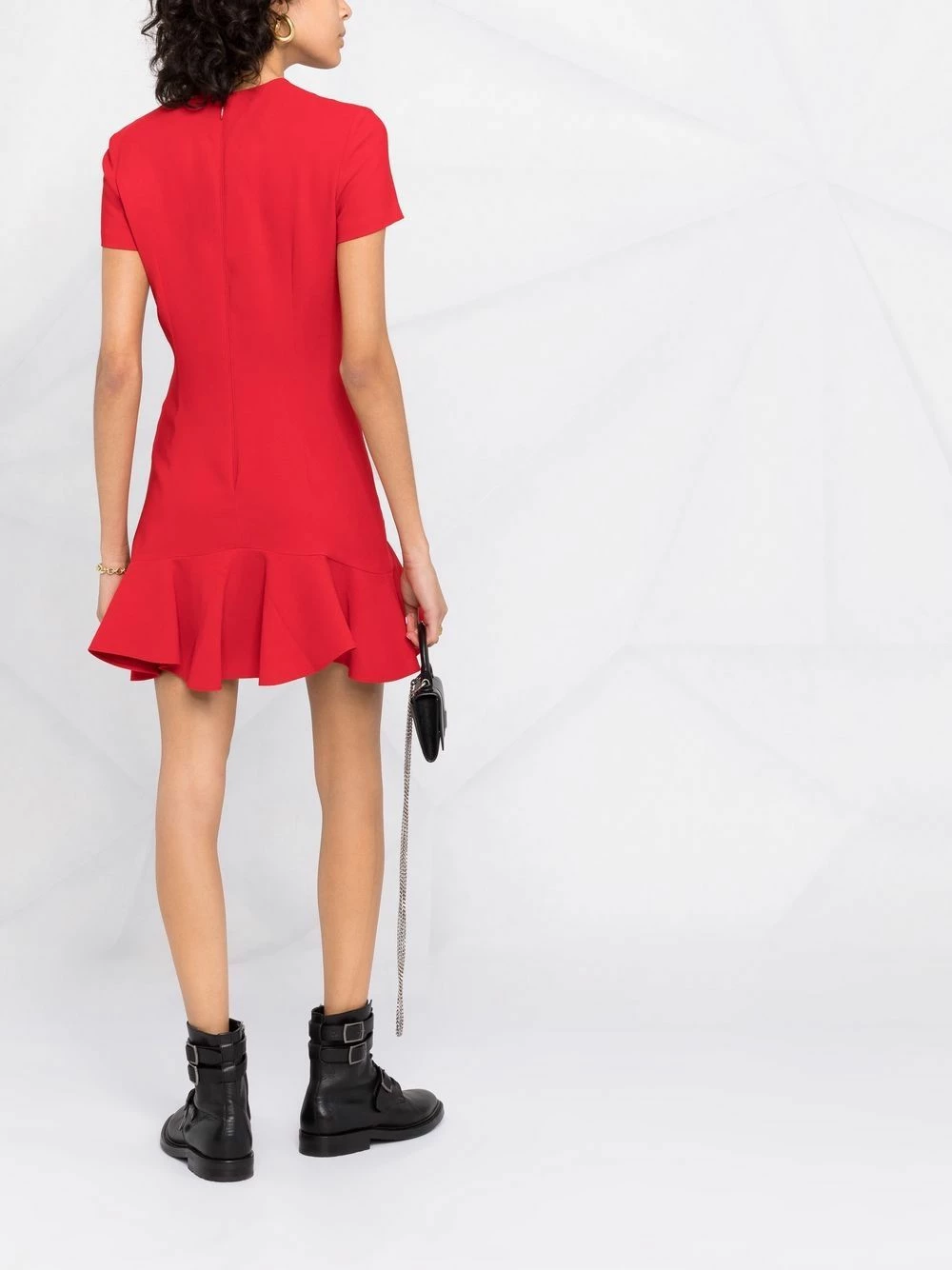 Dsquared2 Robe volantée à manches courtes Meilleur Prix Garanti robes de jour femme 6 Dsquared2 robe volantée à manches courtes