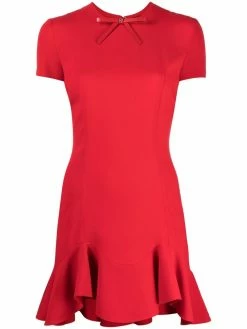 Dsquared2 robe volantée à manches courtes