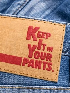 Dsquared2 jean court à effet usé