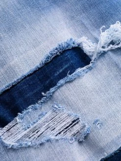 Dsquared2 jean court à effet usé