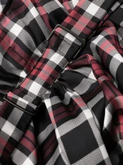 Dsquared2 Robe superposée à carreaux Madras Prix Allégé robes de jour femme 16 Dsquared2 robe superposée à carreaux Madras