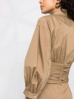 Dsquared2 Robe chemise à fronces Marchandise de première qualité robes de jour femme 14 Dsquared2 robe-chemise à fronces