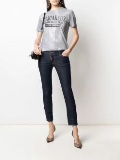 Dsquared2 t-shirt clouté à logo imprimé