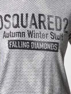 Dsquared2 t-shirt clouté à logo imprimé
