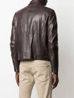 Dsquared2 veste en cuir à détails de clous