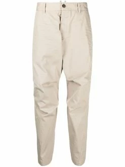 Dsquared2 pantalon fuselé court à design à empiècement