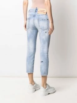 Dsquared2 jean court à poche contrastante