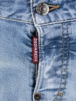 Dsquared2 jean court à poche contrastante