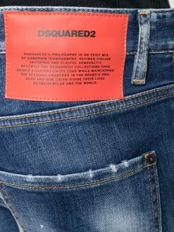 Dsquared2 jean court à taille mi-haute