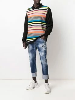 Dsquared2 jean court à taille mi-haute