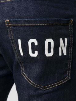 Dsquared2 jean skinny à logo imprimé