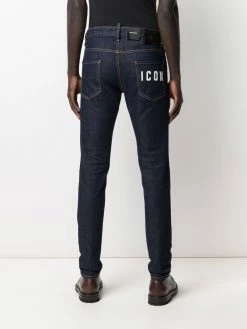 Dsquared2 jean skinny à logo imprimé