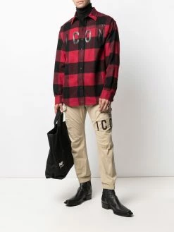 Dsquared2 pantalon à imprimé Icon