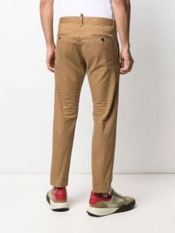 Dsquared2 pantalon chino à plaque logo
