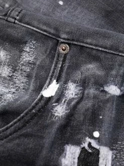 Dsquared2 jean à effet taches de peinture