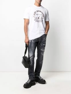 Dsquared2 jean à effet taches de peinture