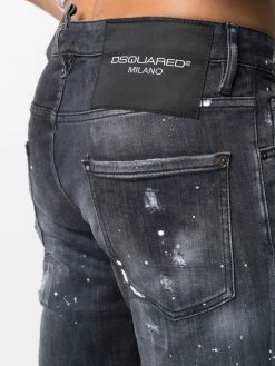 Dsquared2 jean à effet taches de peinture