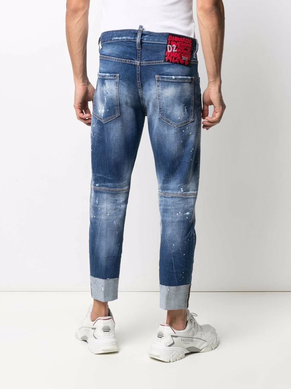 Dsquared2 Prix Préférentiel Jean Sailor à ourlet retroussé jeans slim homme 6 Dsquared2 jean Sailor à ourlet retroussé